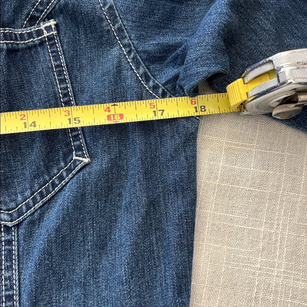 Calvin Klein Jeans Blue Denim Midi Dress - Picture 10 of 10